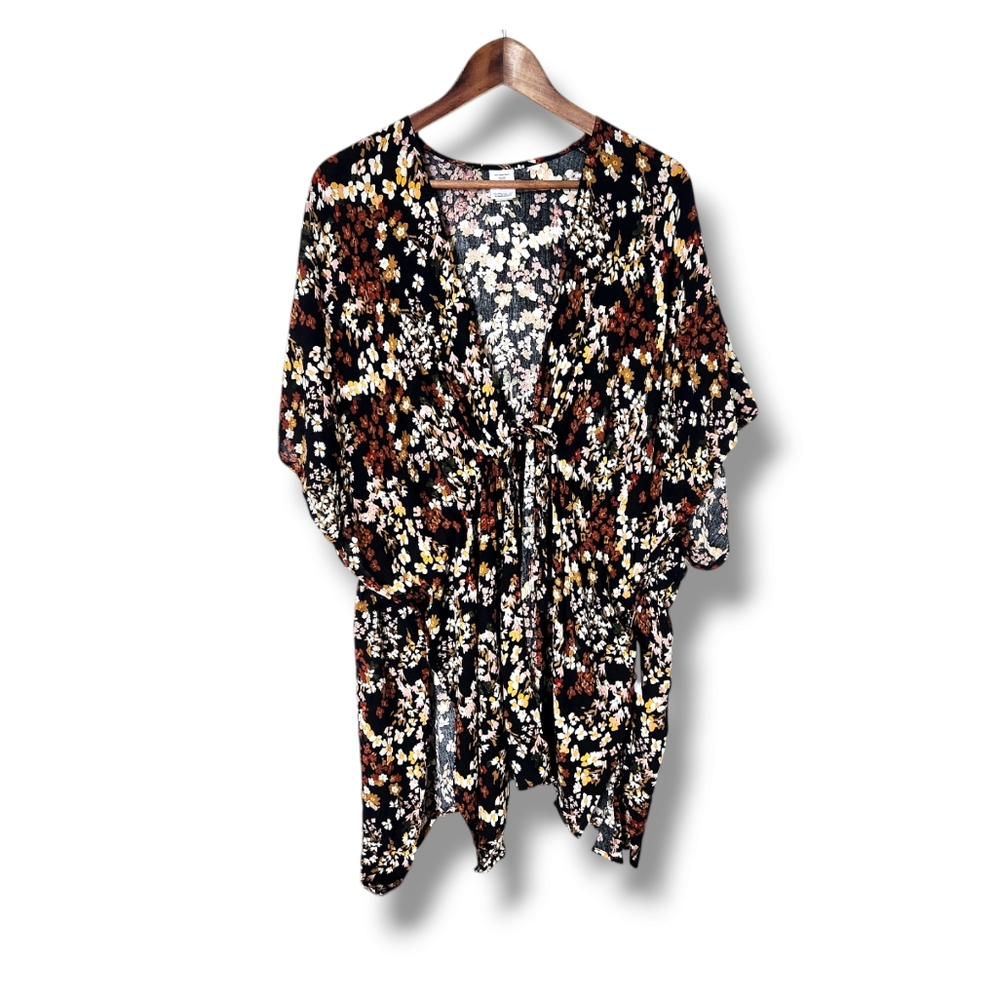 Time and Tru Floral Print Kimono | XXL - XXXL